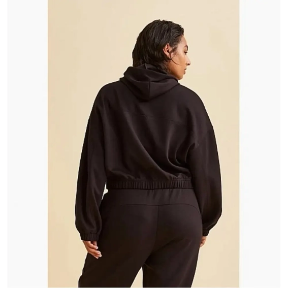 Худі H&M Zip-Top Sports Hoodie Black 1105174001 L 1105174001 фото 2 — інтернет-магазин Tapok