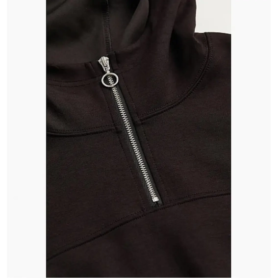 Худі H&M Zip-Top Sports Hoodie Black 1105174001 L 1105174001 фото 3 — інтернет-магазин Tapok