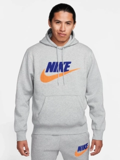 Худые Nike Club Fleece Pullover Hoodie Grey FN3104-063 L FN3104-063
