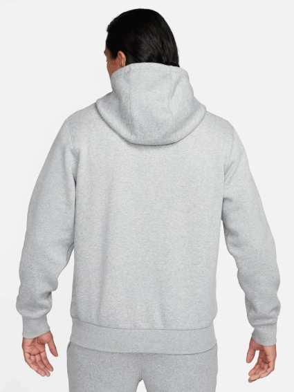 Худые Nike Club Fleece Pullover Hoodie Grey FN3104-063 L FN3104-063 фото 2 — интернет-магазин Tapok