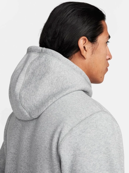 Худые Nike Club Fleece Pullover Hoodie Grey FN3104-063 L FN3104-063 фото 3 — интернет-магазин Tapok