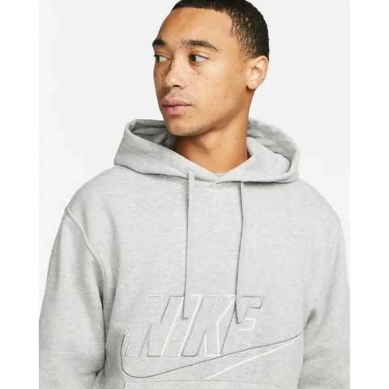 Худые Nike Hoodie Club Mcf Grey DX0541-063 L DX0541-063 фото 3 — интернет-магазин Tapok
