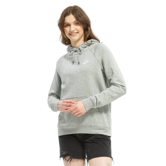 Худые Nike W Essential Fleece Hoodie Grey BV4124-063 L BV4124-063 фото 1 — интернет-магазин Tapok