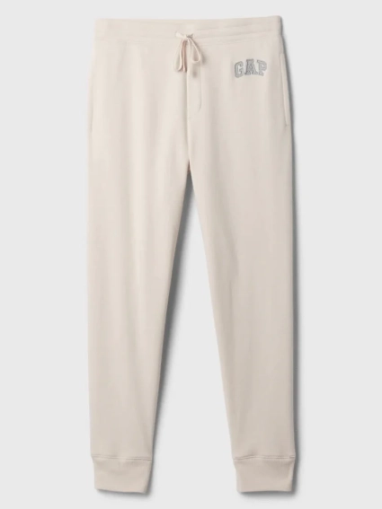 Брюки Gap Logo Fleece Joggers Beige 778011041 S 778011041 фото 3 — интернет-магазин Tapok