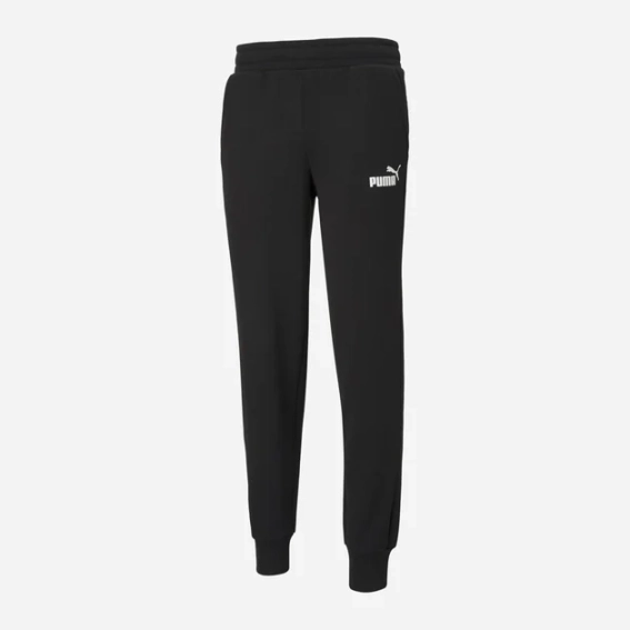 Брюки Puma Ess Logo Пант Fl Cl - Black 58671401 L 586714-01 фото 1 — интернет-магазин Tapok