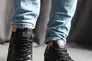 Мужские кроссовки кожаные весна/осень черные Splinter Biom 9816 Фото 3