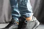 Мужские кроссовки кожаные весна/осень черные Splinter Biom 9816 Фото 4