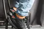 Мужские кроссовки кожаные весна/осень черные Splinter Biom 9816 Фото 5