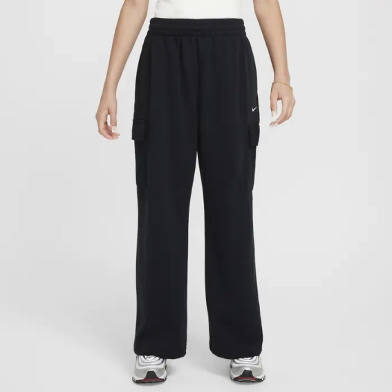 Підліткові штани для дівчат NIKE G NSW DF FLC OVRSZDPANT DNCE FZ5550-010 фото 1 — інтернет-магазин Tapok