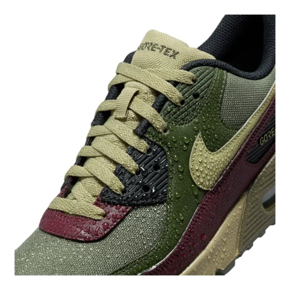 Кроссовки Nike Air Max 90 Gore-Tex &quot;Medium Olive/Cargo Khaki/Burgundy&quot; FD5810-200 фото 3 — интернет-магазин Tapok