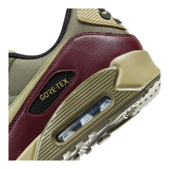 Кроссовки Nike Air Max 90 Gore-Tex &quot;Medium Olive/Cargo Khaki/Burgundy&quot; FD5810-200 фото 8 — интернет-магазин Tapok