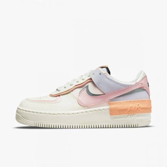 Кроссовки Nike Wmns Air Force 1 Shadow &quot;Sail/Orange Chalk/Pink&quot; CI0919-111 фото 1 — интернет-магазин Tapok