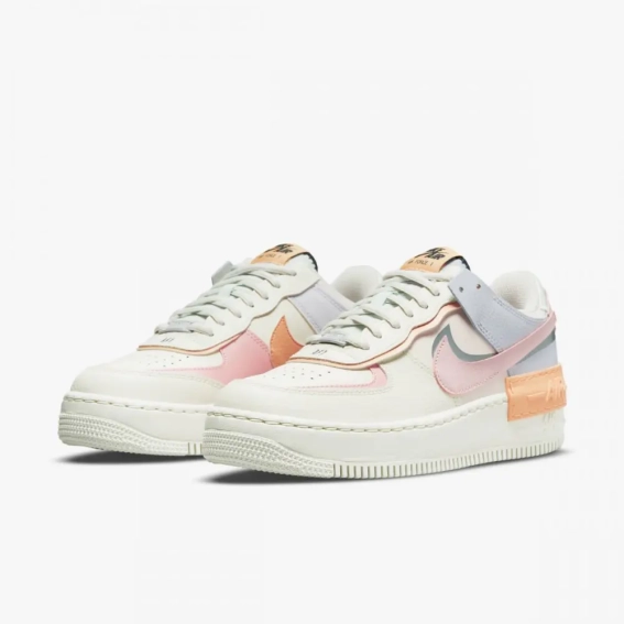 Кроссовки Nike Wmns Air Force 1 Shadow &quot;Sail/Orange Chalk/Pink&quot; CI0919-111 фото 3 — интернет-магазин Tapok