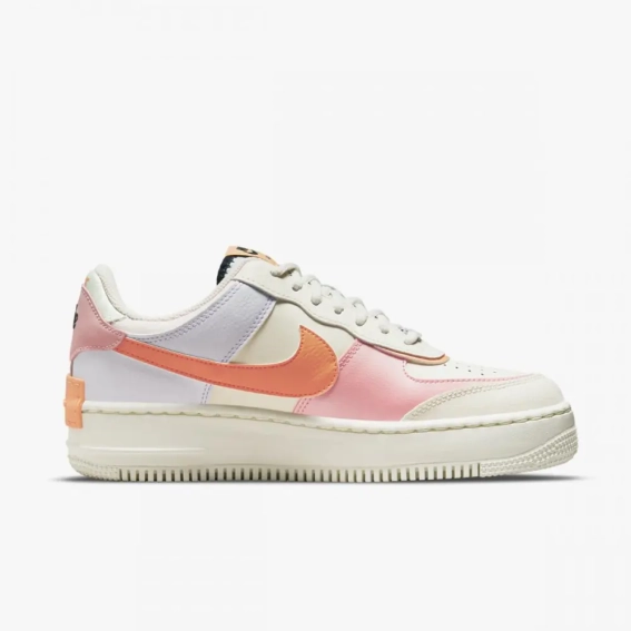 Кроссовки Nike Wmns Air Force 1 Shadow &quot;Sail/Orange Chalk/Pink&quot; CI0919-111 фото 5 — интернет-магазин Tapok