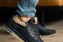 Мужские кроссовки кожаные весна/осень черные Splinter Trend 1219 Фото 1