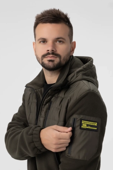 Куртка мужская Riccardo F-1 Оливковый фото 5 — интернет-магазин Tapok