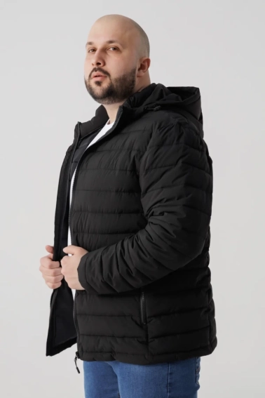 Куртка чоловіча No Brand 8013 Чорний фото 2 — інтернет-магазин Tapok