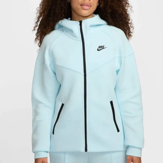 Толстовка Nike W NSW TCH FLC WR FZ HDY FB8338-474 фото 4 — интернет-магазин Tapok