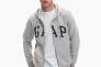 Толстовка Gap Logo Zip Hoodie Grey 664335021 L 664335021 Фото 1