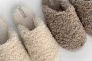 Хатні тапочки хутряні curly 590819 Сірі 38-39 Фото 4