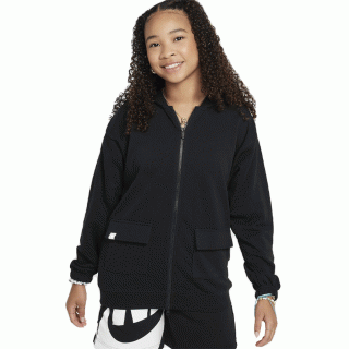Дитяча кофта NIKE G NSW DF FLC OVRSZD HDY DNCE FZ5549-010