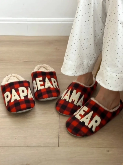 Хатні тапочки PAPA BEAR 590864 Червоні 40-41 42-43 44-45 фото 2 — інтернет-магазин Tapok