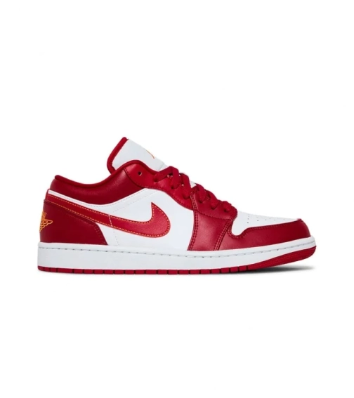Кроссовки Air Jordan 1 Low White/Red 553558-607 42.5 553558-607 фото 1 — интернет-магазин Tapok