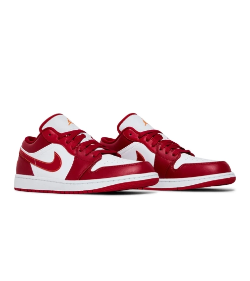Кроссовки Air Jordan 1 Low White/Red 553558-607 42.5 553558-607 фото 2 — интернет-магазин Tapok
