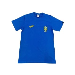 Футболка Joma Ukraine AFU хлопчатобумажная синяя 101739.700-AFU 101739.700-AFU