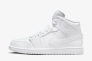 Кроссовки Nike Air Jordan 1 Mid White 554724-136 Фото 1
