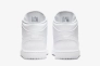 Кроссовки Nike Air Jordan 1 Mid White 554724-136 Фото 5