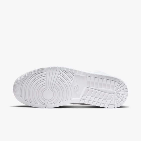 Кроссовки Nike Air Jordan 1 Mid White 554724-136 фото 8 — интернет-магазин Tapok
