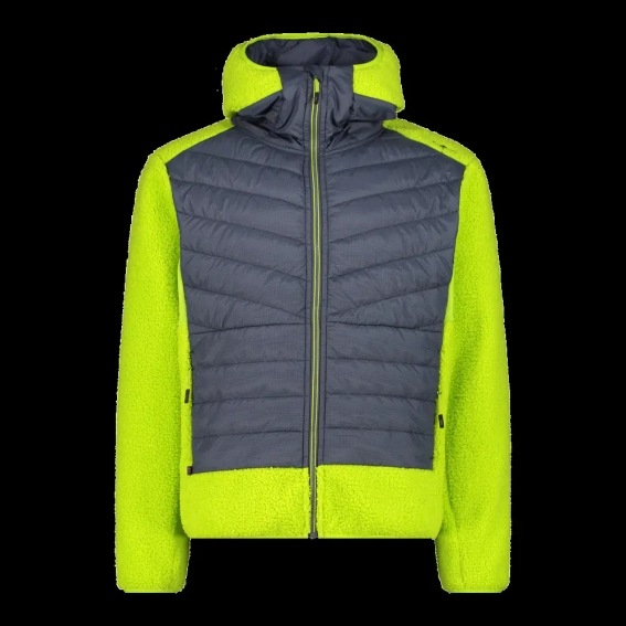 Куртка спорт. CMP JACKET HYBRID FIX HOOD GRID PO 34P1817-U911 фото 1 — интернет-магазин Tapok