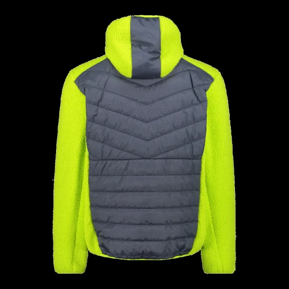Куртка спорт. CMP JACKET HYBRID FIX HOOD GRID PO 34P1817-U911 фото 2 — интернет-магазин Tapok