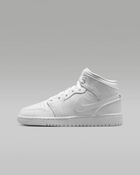 Кросівки жіночі Jordan 1 Mid (Gs) (554725-136) фото 1 — інтернет-магазин Tapok