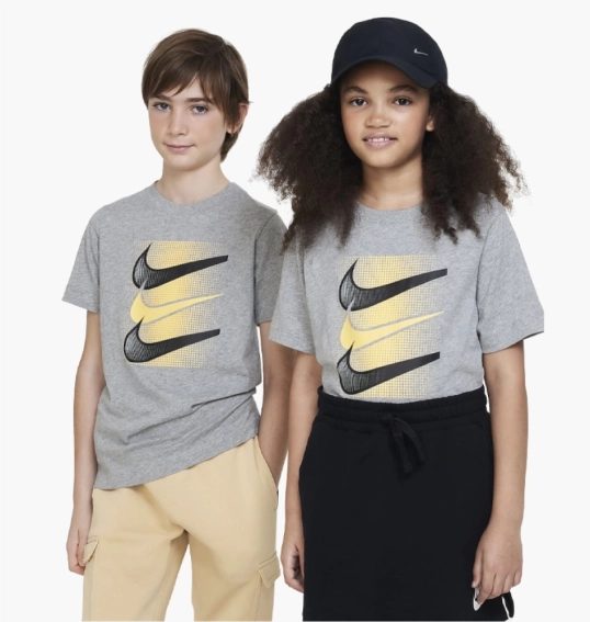 Подростковая футболка NIKE U NSW TEE CORE BRANDMARK 4 DX9525-063 фото 1 — интернет-магазин Tapok