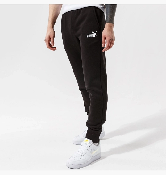 Штани чоловічі Puma Ess Logo Pants Fl Cl - Black 58671401 фото 2 — інтернет-магазин Tapok