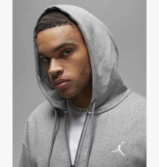 Толстовка Air Jordan Essential Brkn Gr Hoodie Grey FJ7771-091 фото 2 — интернет-магазин Tapok