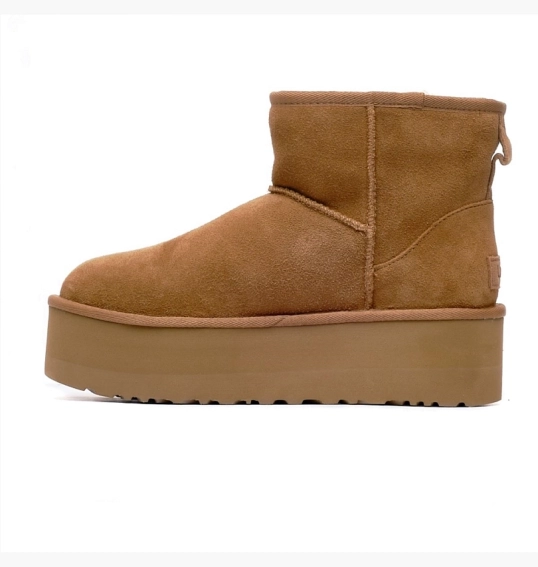 Черевики UGG Classic Mini Platform Brown 1134991-CHE фото 4 — інтернет-магазин Tapok