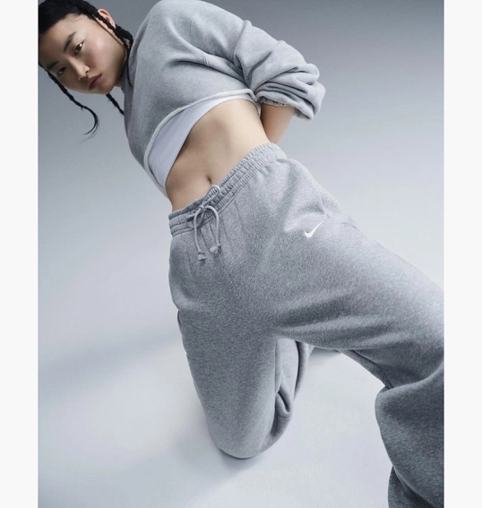 Штани жіночі Nike Sportswear Phoenix Fleece Grey FZ5996-063 фото 5 — інтернет-магазин Tapok
