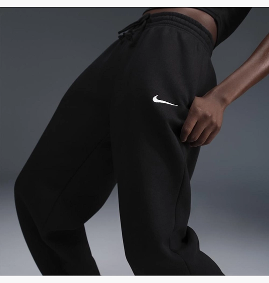 Штани Nike Sportswear Phoenix Fleece Black FZ5996-010 фото 4 — інтернет-магазин Tapok