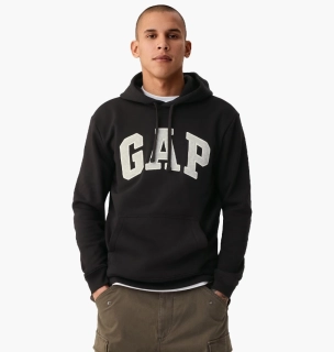 Худі чоловіче Gap Logo Hoodie Black 664312021