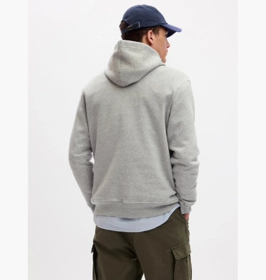 Худые Gap Logo Hoodie Grey 664312001 фото 3 — интернет-магазин Tapok