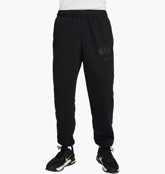 Штани чоловічі Air Jordan Swoosh Dri-Fit Fleece Black FV9946-010 фото 1 — інтернет-магазин Tapok