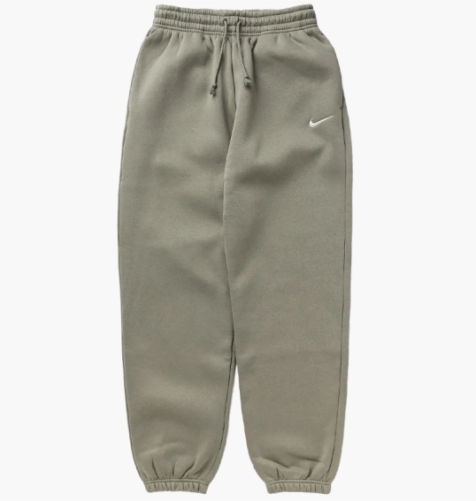 Брюки женские Nike Phoenix Fleece High-Waisted Oversized Sweatpants Olive FZ5996-320 фото 4 — интернет-магазин Tapok