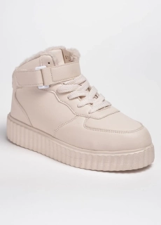 Кеди зимові високі 342040 Fashion Бежевий