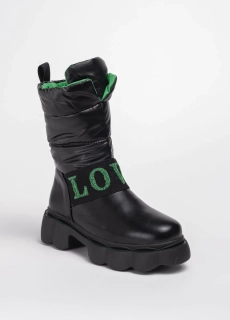 Дутики детские 342091 Fashion Черный