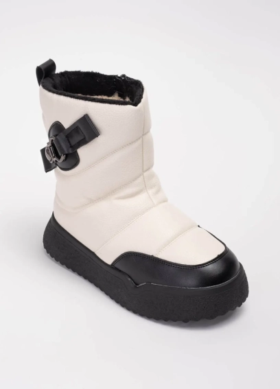 Дутики детские 342161 Fashion Бежевый фото 1 — интернет-магазин Tapok