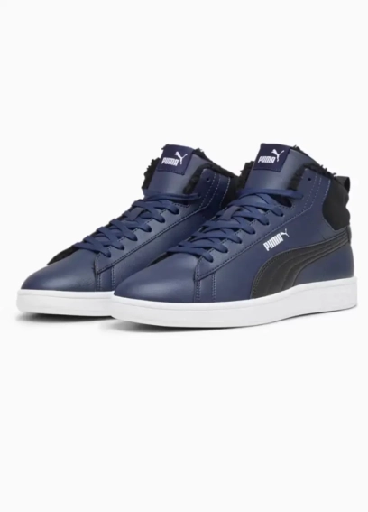 Кроссовки мужские Puma Smash 3.0 Mid WTR Navy фото 1 — интернет-магазин Tapok