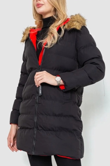 Куртка женская двусторонняя Черно-красный 129R818-555 Ager фото 3 — интернет-магазин Tapok